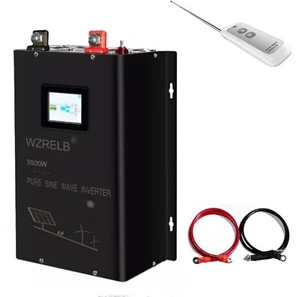 Inverter onda sinusoidale pura fase split 3500 W 48 V a 120 V 240 V telecomando solare - Foto 1 di 11