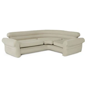 Intex Inflatable Corner Living Room Air Mattress Sectional Sofa Couch - Picture 1 of 13