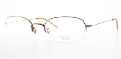 OLIVER PEOPLES Brille Harvard 52-20 140 Halbrand Vintage Frame Antik Japan c2002 - Bild 1 von 4