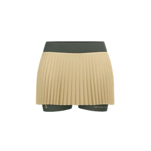 Margo Skirt for tennis, badminton & fitness (Beige sport skirt with sewn shorts) - Picture 1 of 5