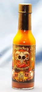Botella de salsa caliente de ajo tocino Wicked Provisions 5 oz - Imagen 1 de 3
