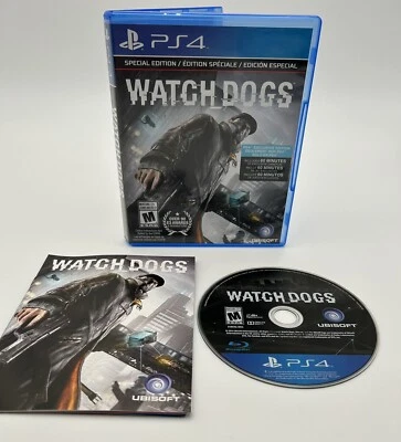 PS4 Watch Dogs Special Edition (Sony PlayStation 4, 2014) Exclusive Edition EUC - Image 1 of 4