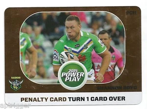 2015 NRL Power Play BRONZE (PC11) Shannon BOYD Raiders - Picture 1 of 1
