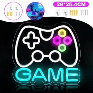 Gamer Neon Sign Game Controller Leuchtreklame für Zimmer Deko Gamer Geschenke - Bild 1 von 17