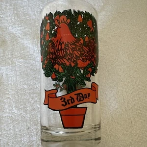 Vidrio Indiana vintage 12 días de Navidad 3er día tres gallinas francesas - Imagen 1 de 9