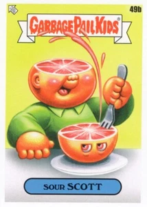 2021 GARBAGE PAIL KIDS GPK FOOD FIGHT BASE SOUR SCOTT 49b NM - Picture 1 of 1