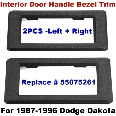 For Dodge Dakota 1987-1996 Interior Door Trim Bezel Handle Trim - Left + Right - Image 1 of 4