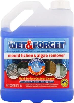 Wet & Forget Mould Lichen & Algae Remover Outdoor Cleaning Solution Bleach Free - Image 1 of 4