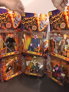 6 Dif Ghost Rider Figures Vengeance Blaze And Armored Blaze Skinner Zaranthos @@