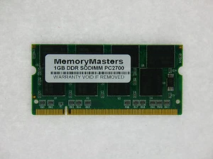 1GB DDR MEMORY RAM PC2700 SODIMM 200-PIN 333MHZ - Picture 1 of 1