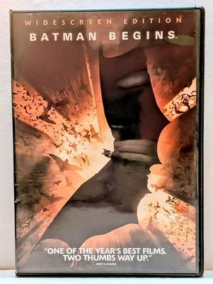 BATMAN BEGINS WIDESCREEN DVD 2005 MOVIE *BUY 2 GET 1 FREE*-*TRACKING INCLUDED* - Image 1 of 2