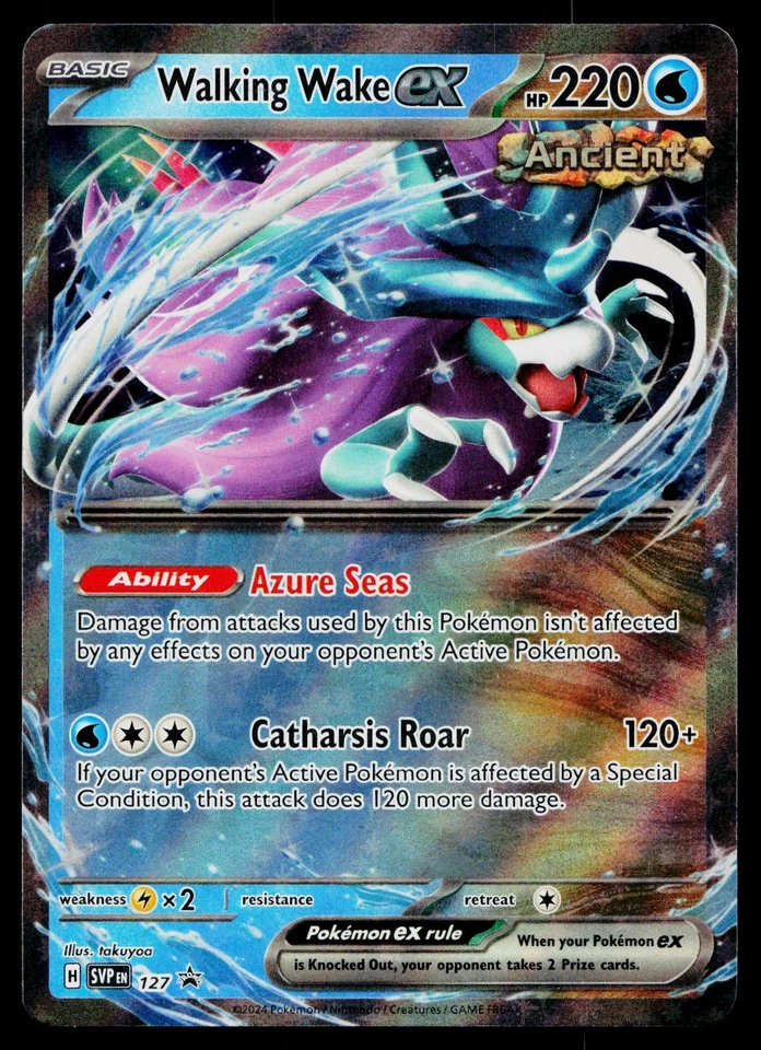 Walking Wake ex 127 SV: Scarlet & Violet Promo Cards Promo - Image 1 of 2