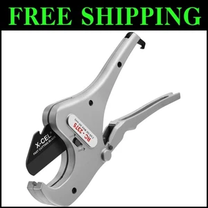 Ergonomic Ratchet Action Pipe Cutter for Precise Cuts - 1/8" to 2-3/8" O.D. - Picture 1 of 11