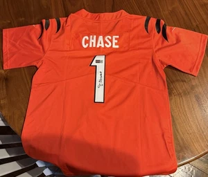 Ja’Marr Chase Nike Authentic Signed Jersey XL PIA Authentic COA  - Picture 1 of 3