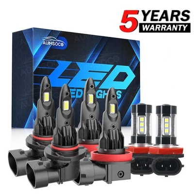 Farol dianteiro LED alto/baixo + lâmpada de neblina para Lexus GX460 2010-2012 13 10000K - Imagem 1 de 4