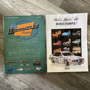 Lot of 2 Brooklin Models 2016 Catalogue Vol 16 - Paul’s Model Art Minichamps 2016 - Bild 1 von 3