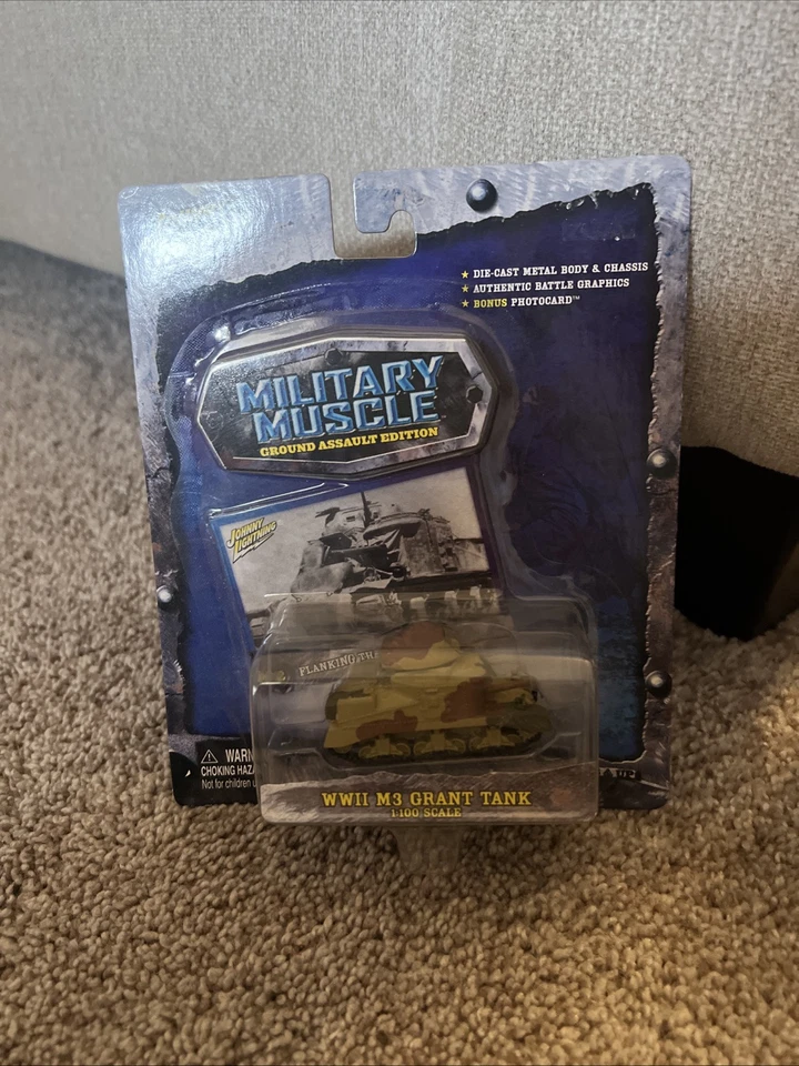 Tanque de subvención Johnny Lightening escala 1:100 MÚSCULO MILITAR SEGUNDA GUERRA MUNDIAL M3 Foto 1 de 1