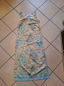 Kleid Festlich Türkis Floral Gr 36 lang - Bild 1 von 9