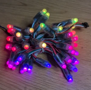 New 50-Count WS2811 5V RGB LED Pixel Strings – Unused 2022 Purchase - Picture 1 of 2