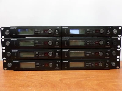 Shure SLX4 J3 572~596 MHz Wireless Receiver (x2) NO Power Adapters or Antennas - Image 1 of 4