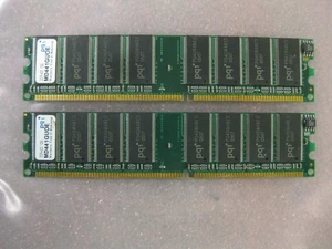 2GB 2x1GB PC-3200 pq1 DDR-400 DESKTOP MEMORY KIT   MD441GU0E MD441GOE - Picture 1 of 12