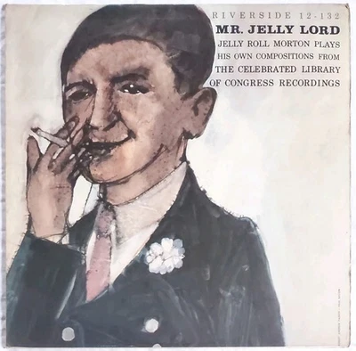 Jelly Roll Morton "Mr. Jelly Lord" 1956 UK Riverside Label 12" 33rpm LP - Imagem 1 de 4