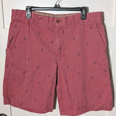 Pantalones Cortos IZOD Para Hombres 36 Entrepierna 10" Agua Salada Chino Golf Ancla Pesca Salmón Rosa Foto 1 de 4