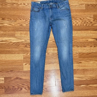 Pantalones de mezclilla ajustados elásticos tiro medio Polo Ralph Lauren para mujer 32x33 altos Tompkins Foto 1 de 4