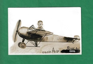 Künstler-AK -Gruss aus Ossa / Polen--Kind im Flugzeug-D 106.-- um 1936 (K) - Picture 1 of 2