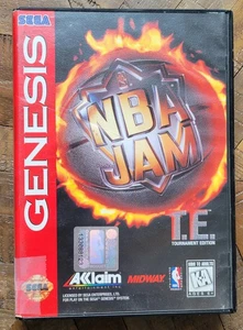 NBA Jam TE Tournament Edition (Sega Genesis, 1995) CIB - Picture 1 of 3