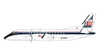 SAAB 340A BUSINESS EXPRESS REG: N749BA - GEMINI JETS G2GAA1345 1/200 - PRE ORDER - Image 1 of 2