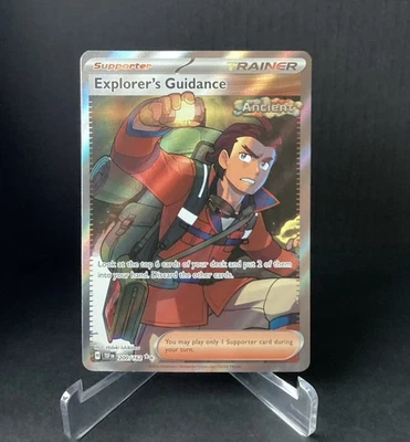 ✨Explorer's Guidance 200/162 SV05: Temporal Forces Holo. NM Pokémon Card✨ - Image 1 of 2