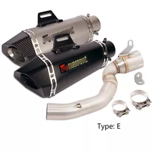 2 puntas de silenciador de tubo de escape de tubo medio modificadas de 51 mm para Duke 200 2020-2024 - Imagen 1 de 8