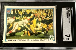 Fleer Team Action SGC 7 1983 Super Bowl I KC GB DONNY ANDERSON BOBBY BELL 57 - Imagen 1 de 3