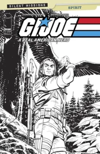 G.I. JOE ARAH SPIRIT #1 SILENT MISSIONS 1:10 RI INC B&W VARIANT GI SNAKE-EYES - Picture 1 of 1