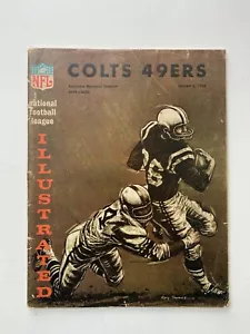 1965 Baltimore Colts San Francisco 49ers Program Lenny Moore 100th TD Oct 3 - Picture 1 of 4