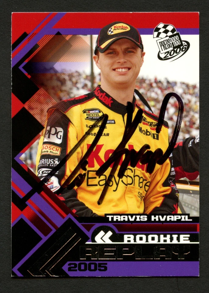 Travis Kvapil #68 signed autograph auto 2006 Press Pass NASCAR Trading Card - Image 1 of 1