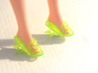 Mattel Barbie Doll Shoes Fashionistas Fairytopia  Yellow Green Jelly Star Heels