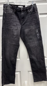 And Now This 32 Waist  Relaxed Fit Bassett Men's Black Denim Jeans NWT - Picture 1 of 6