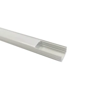 Profilo Alluminio Piatto con inserti 1m per Striscia led BARRA-6-1M - Foto 1 di 7