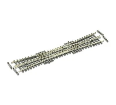 Peco SL-E390F N Scale N 10DEG DBL SLIP CD55 ELE - Image 1 of 2