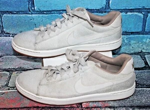 Nike Womens Court Royale Canvas Shoes Phantom White Size 9  - Picture 1 of 5