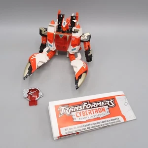 Transformers Cybertron Speed Planet OVERRIDE Figure Red White Racer - Picture 1 of 9
