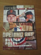 2018 Topps Opening Day insert #OD-13 Buster Posey San Francisco Giants ZB3