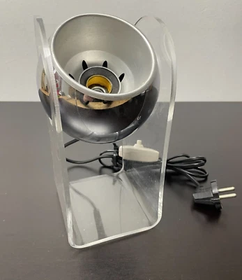 Tischlampe Space Age Chrom Acryl GINO SARFATTI 540 Arteluce Vintage 70er - Bild 1 von 4