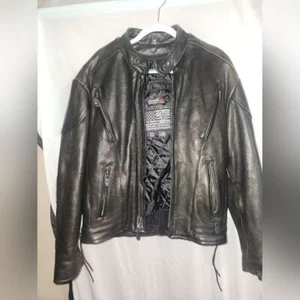 USA Bikers Dream Apparel MAN'S RACER JACKET Sz40 Racing Leather - Picture 1 of 6