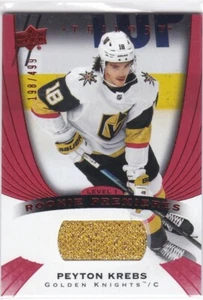 2020-21 Upper Deck Trilogy Red #79 Peyton Krebs R/C JERSEY #198/499 - Picture 1 of 1