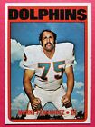 MANNY FERNANDEZ 1972 TOPPS FOOTBALL RC ROOKIE CARD #221 MIAMI DOLPHINS