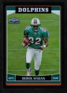 2006 Topps Chrome Black Refractor #175 Derek Hagan Rookie #/199 (ref 4347) - Picture 1 of 1