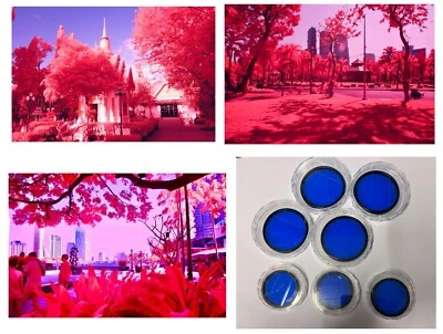 Infrared Filter, Aerochrome /  IR-chrome 55mm filter *** SEE VIDEO *** UK Seller - Image 1 of 4